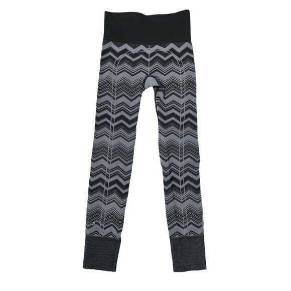 Lululemon Ebb To Street Seamless Pants Heather Black Slate Zig Zag Women's S/XS - Picture 2 of 9